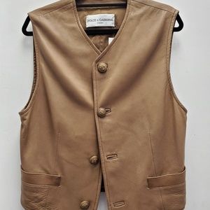 Dolce & Gabbana | Vintage Leather Vest